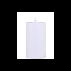 Chic Antique - Bloklys LED til udendørs inkl. batteri - H30 x Ø10 cm