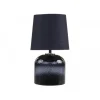 Chic Antique - Lampe i smoked glas med slibninger - Ø25,5