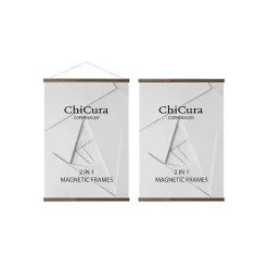 ChiCura Copenhagen - Magnetramme - Mørkt Asketræ 71 cm