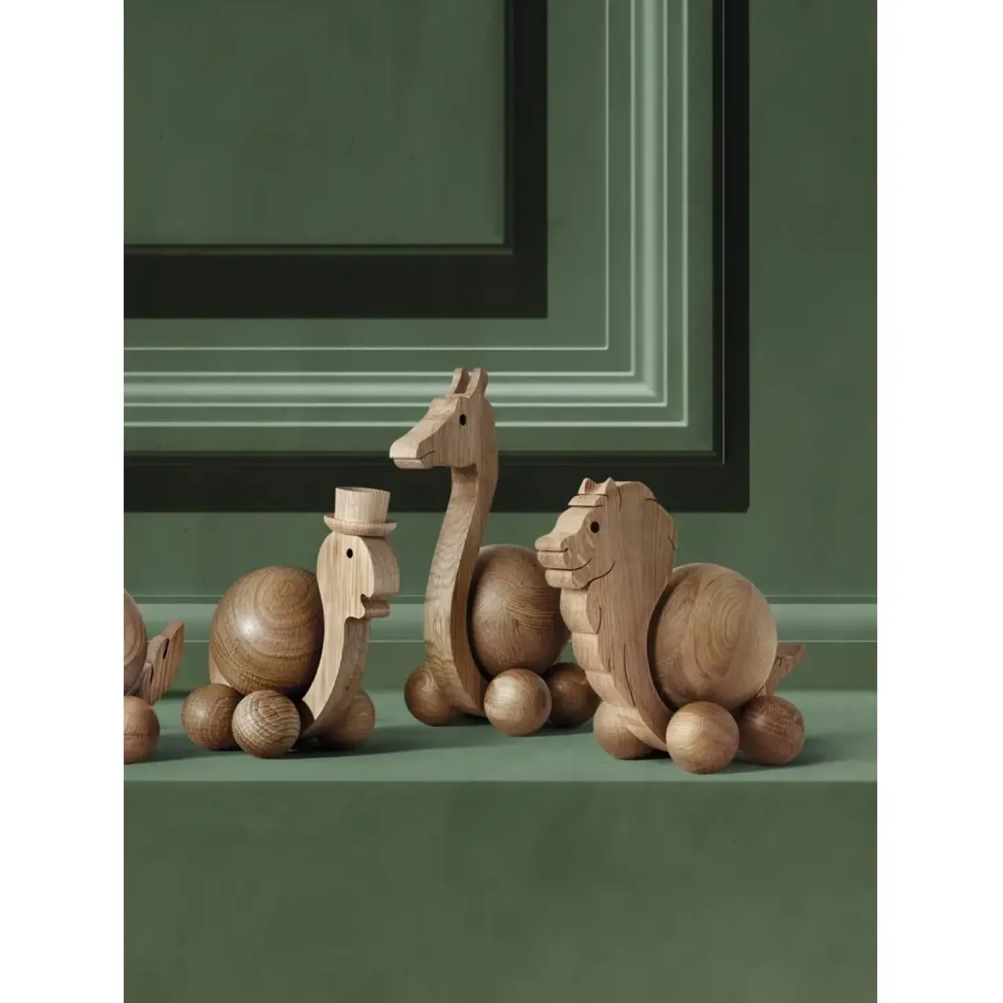 ChiCura - Træfigur - Spinning Giraffe - Medium