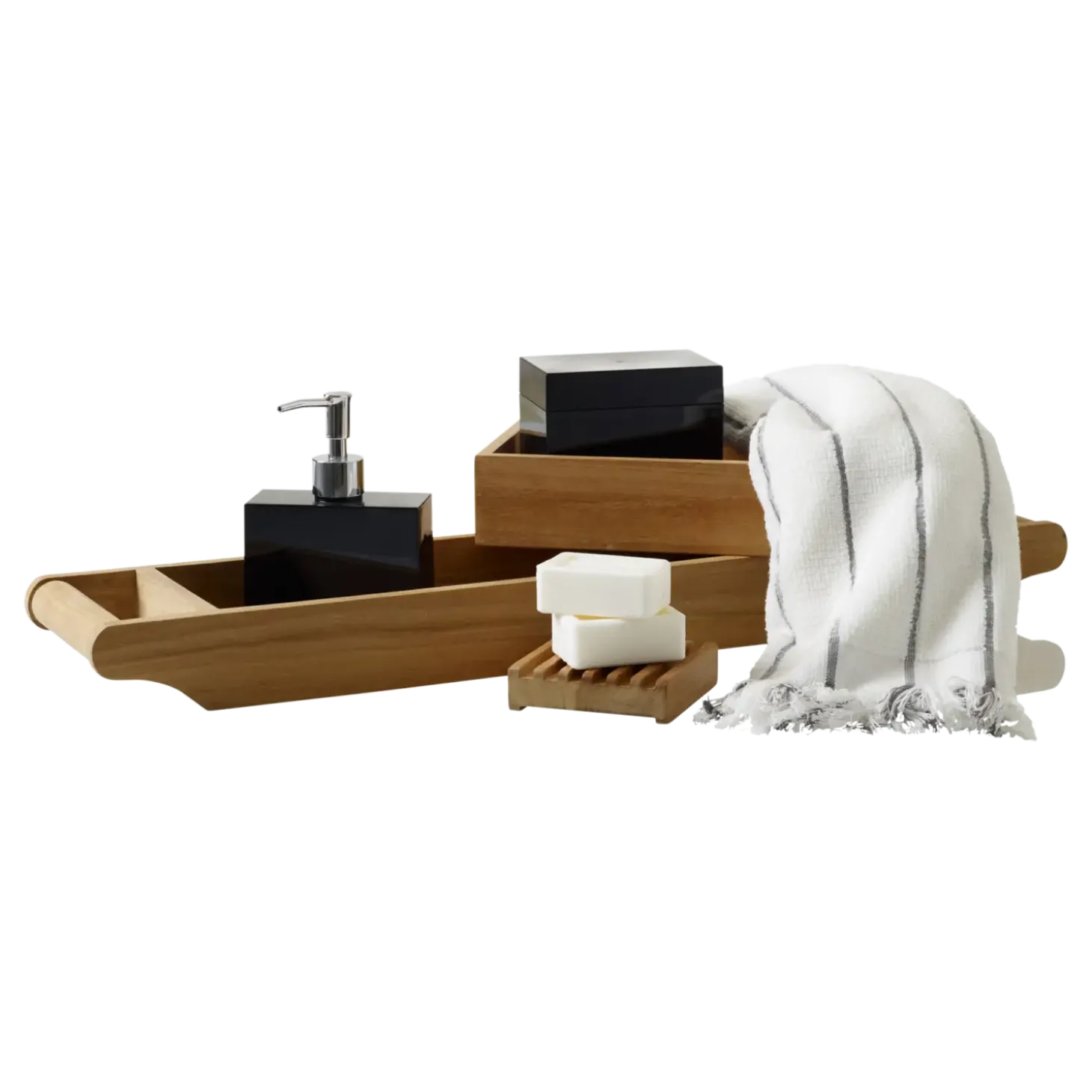 Cinas - Opbevaringsbakke, teak