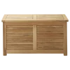 Cinas - Opbevaringsbænk, Teak, 90x30x48 cm