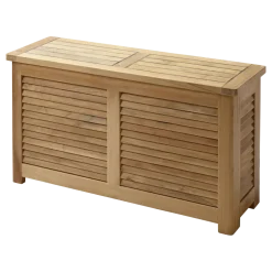 Cinas - Opbevaringsbænk, Teak, 90x30x48 cm