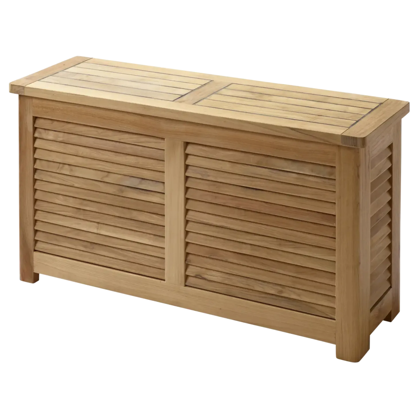 Cinas - Opbevaringsbænk, Teak, 90x30x48 cm