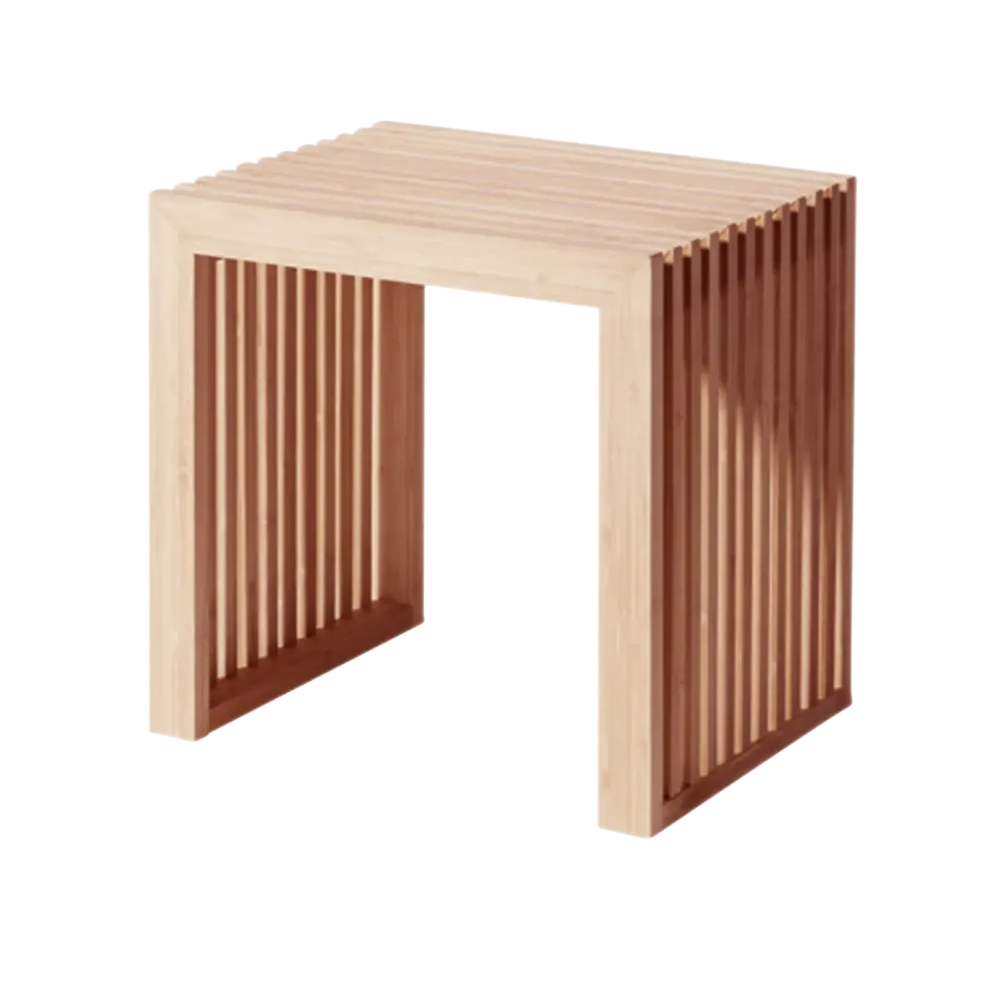 Cinas - Rib skammel 45x35cm bambus