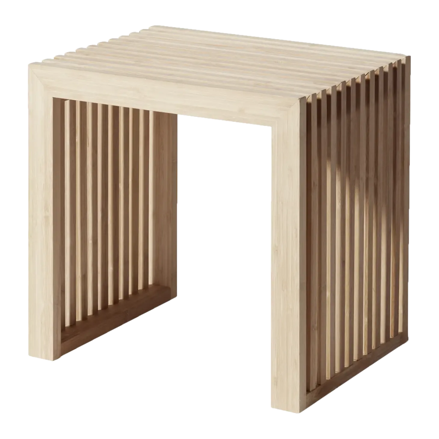 Cinas - Rib skammel 45x35cm bambus