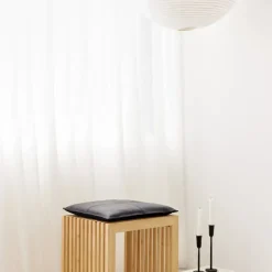 Cinas - Rib skammel 45x35cm bambus