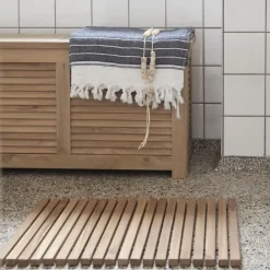 Cinas - Stor bademåtte 60x80cm teak