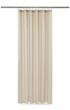 Compliments - Badeforhæng - Lines shower curtain w/eyelets 220 cm - Linen