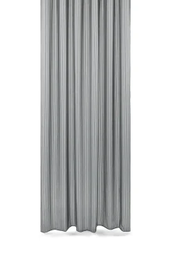 Compliments - Badeforhæng - Lines shower curtain w/tape 220 cm - Grå