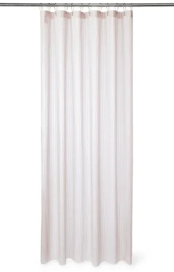 Compliments - Badeforhæng - Lines shower curtain w/eyelets 200 cm - Rose