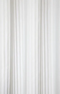 Compliments - Badeforhæng - Lines shower curtain w/tape 220 cm - Mørk blå