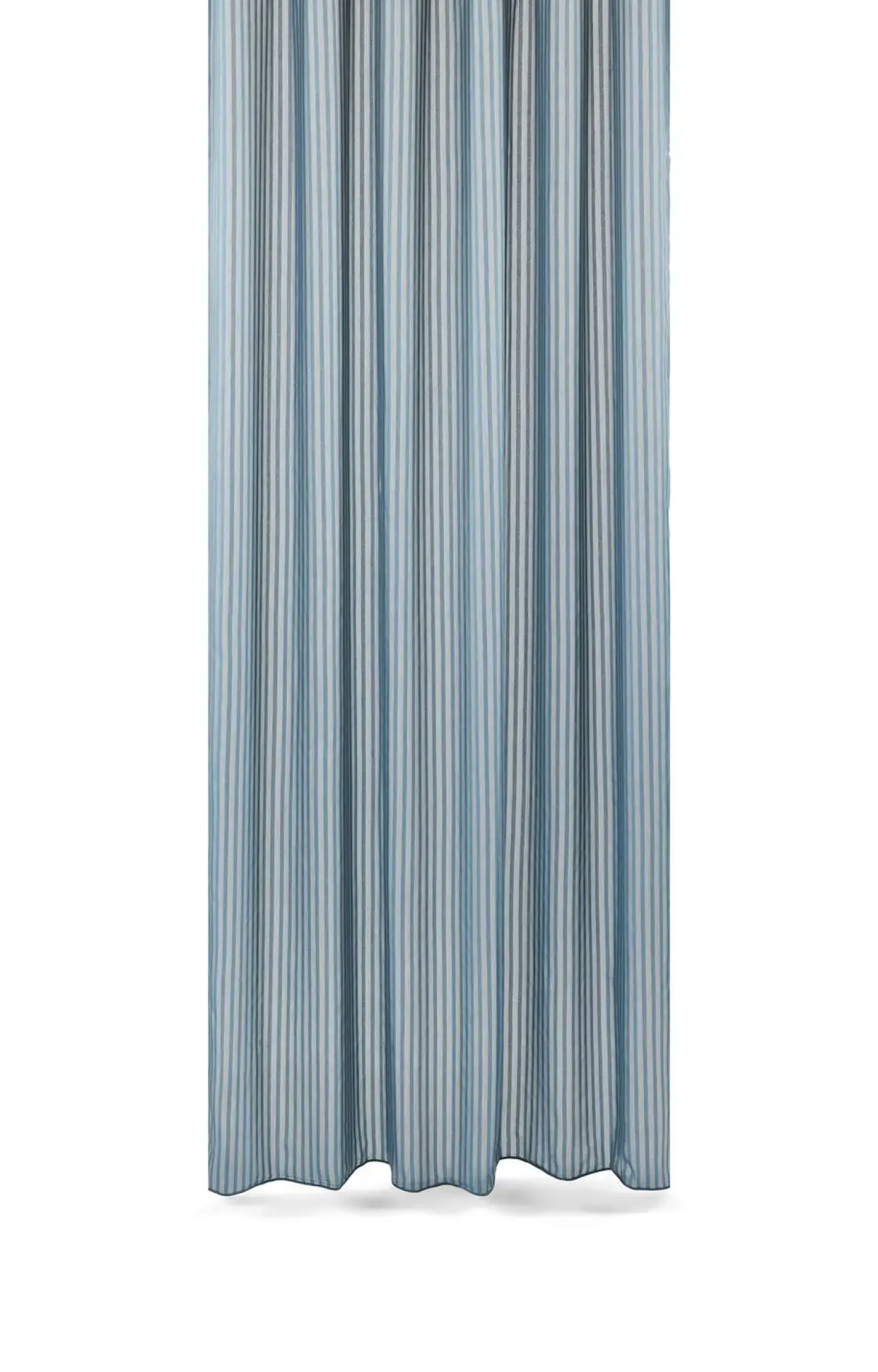 Compliments - Badeforhæng - Lines shower curtain w/tape 200 cm - Sea blue