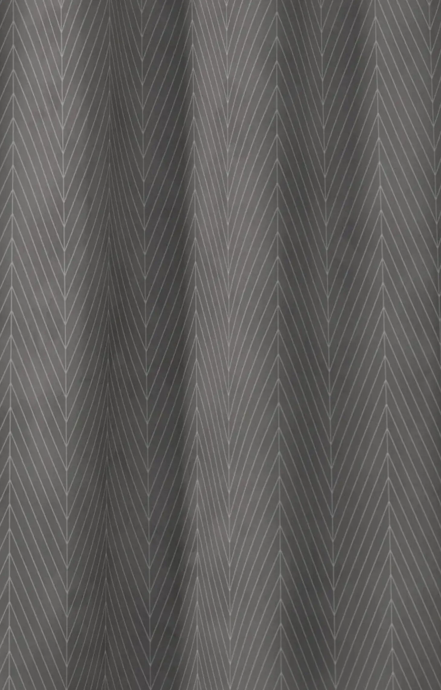 Compliments - Badeforhæng - Pine shower curtain w/tape 200 cm - Mørk grå