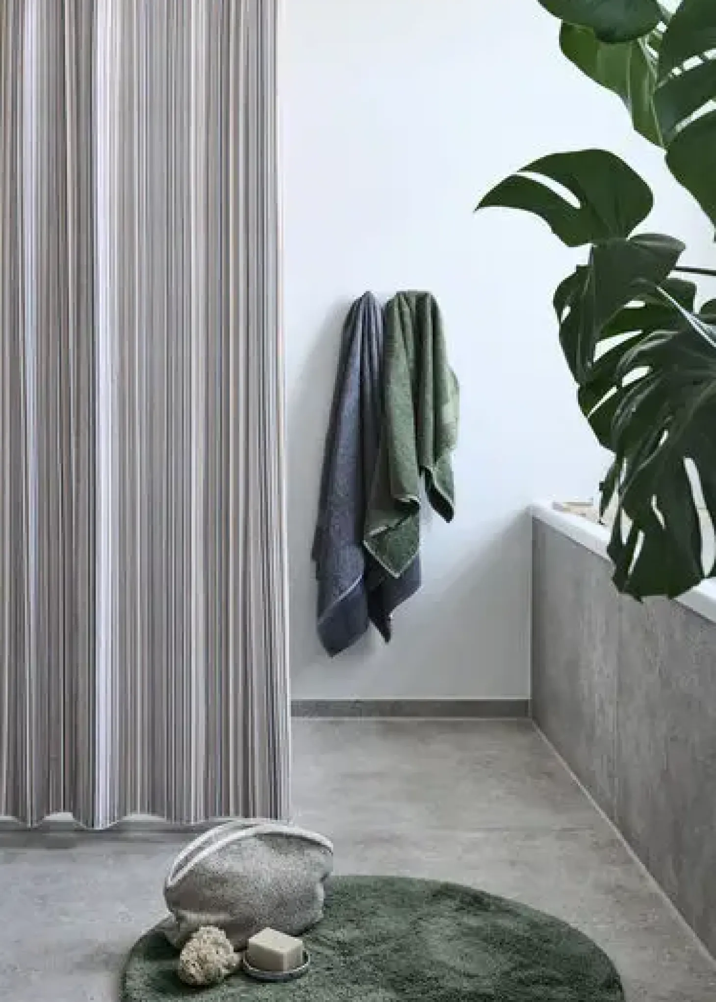 Compliments - Badeforhæng - Spectrum shower curtain w/tape 200 cm - Multi