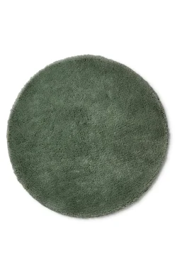 Compliments - Bademåtte - Loop Bath Mat dia. 75 cm - Skovgrøn