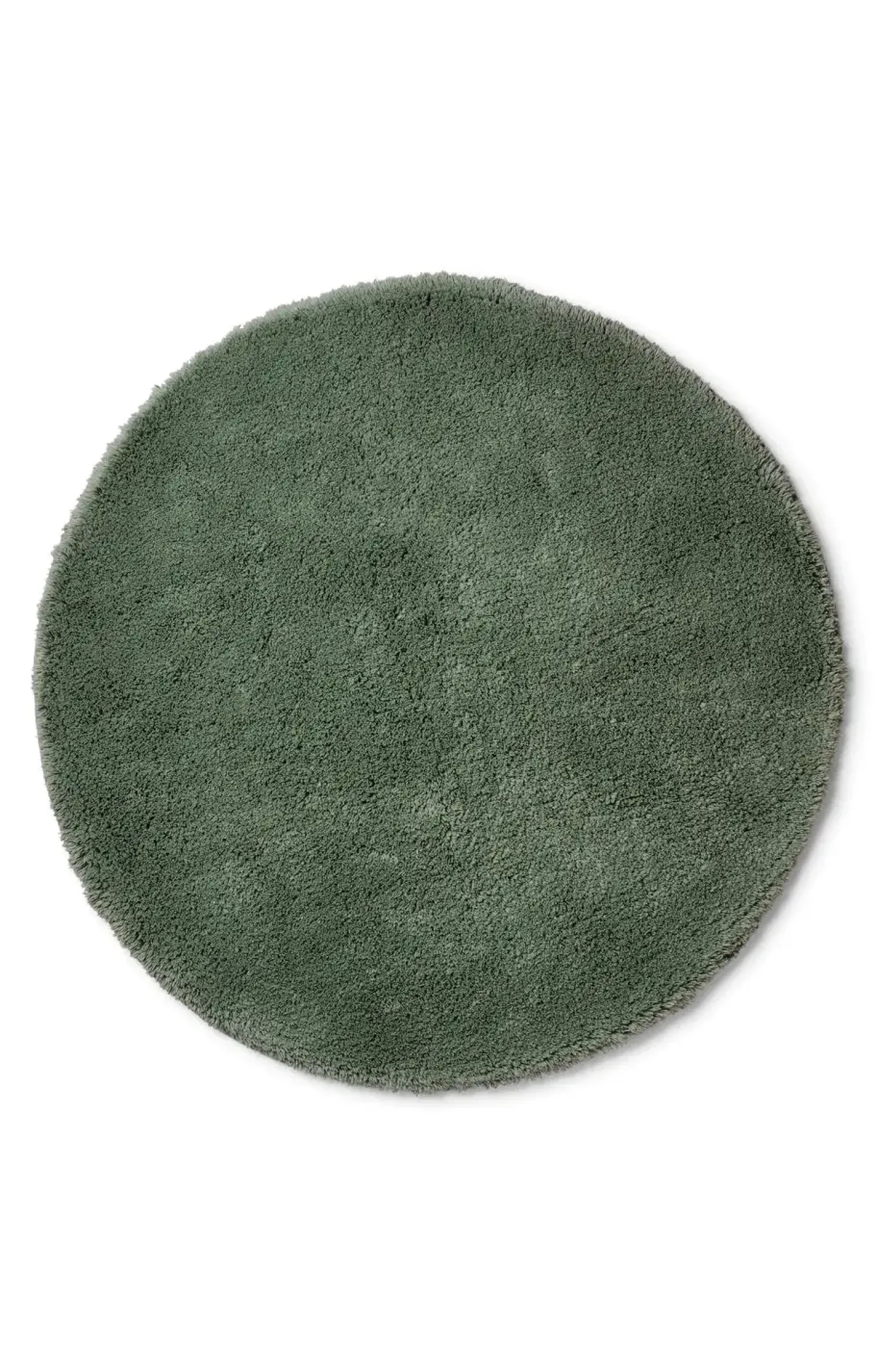 Compliments - Bademåtte - Loop Bath Mat dia. 75 cm - Skovgrøn