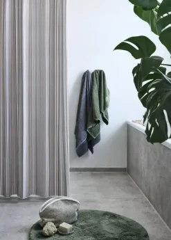 Compliments - Bademåtte - Loop Bath Mat dia. 75 cm - Skovgrøn