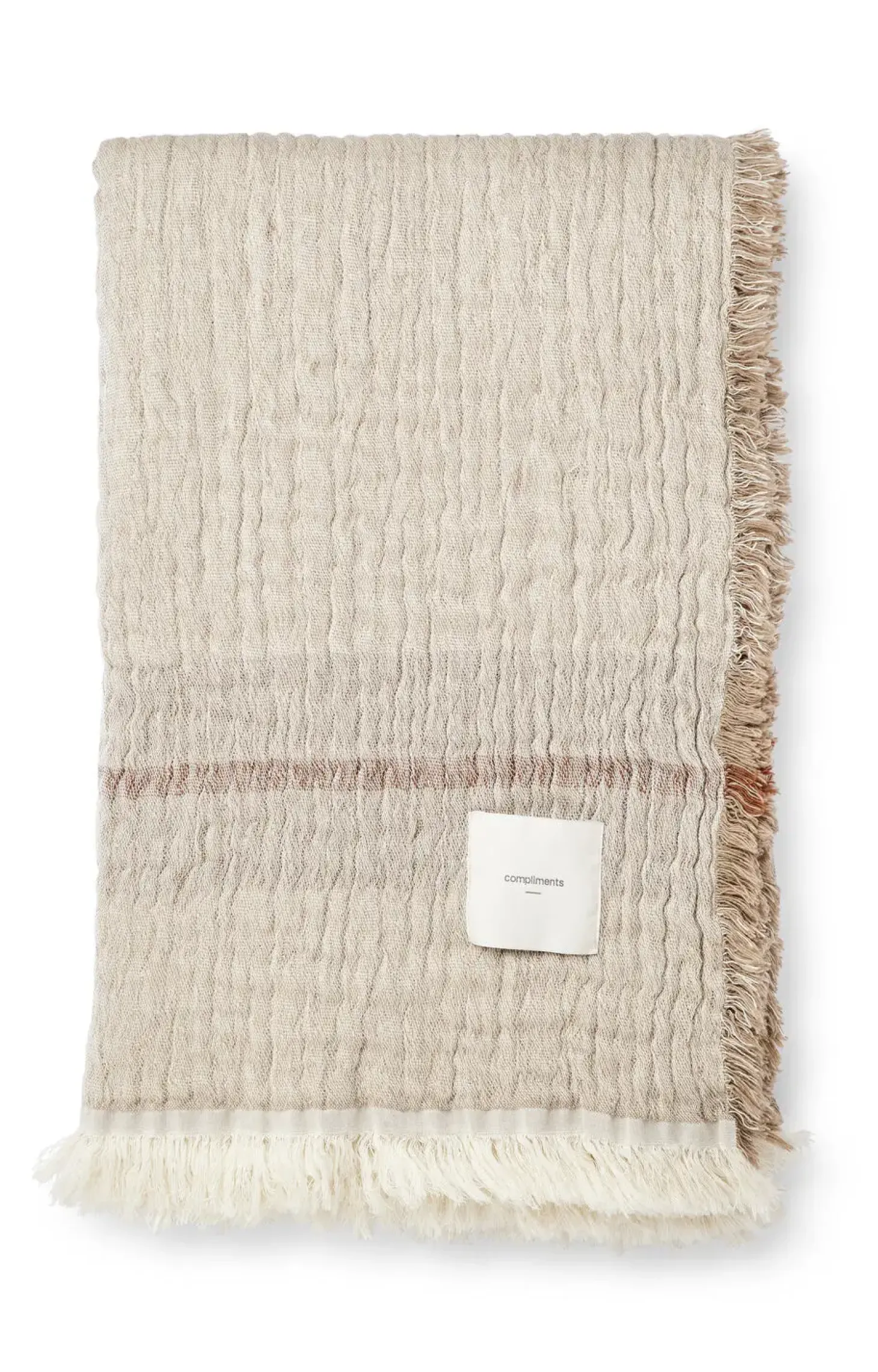 Compliments - Plaid - Loire Throw 130x180 cm - Sand