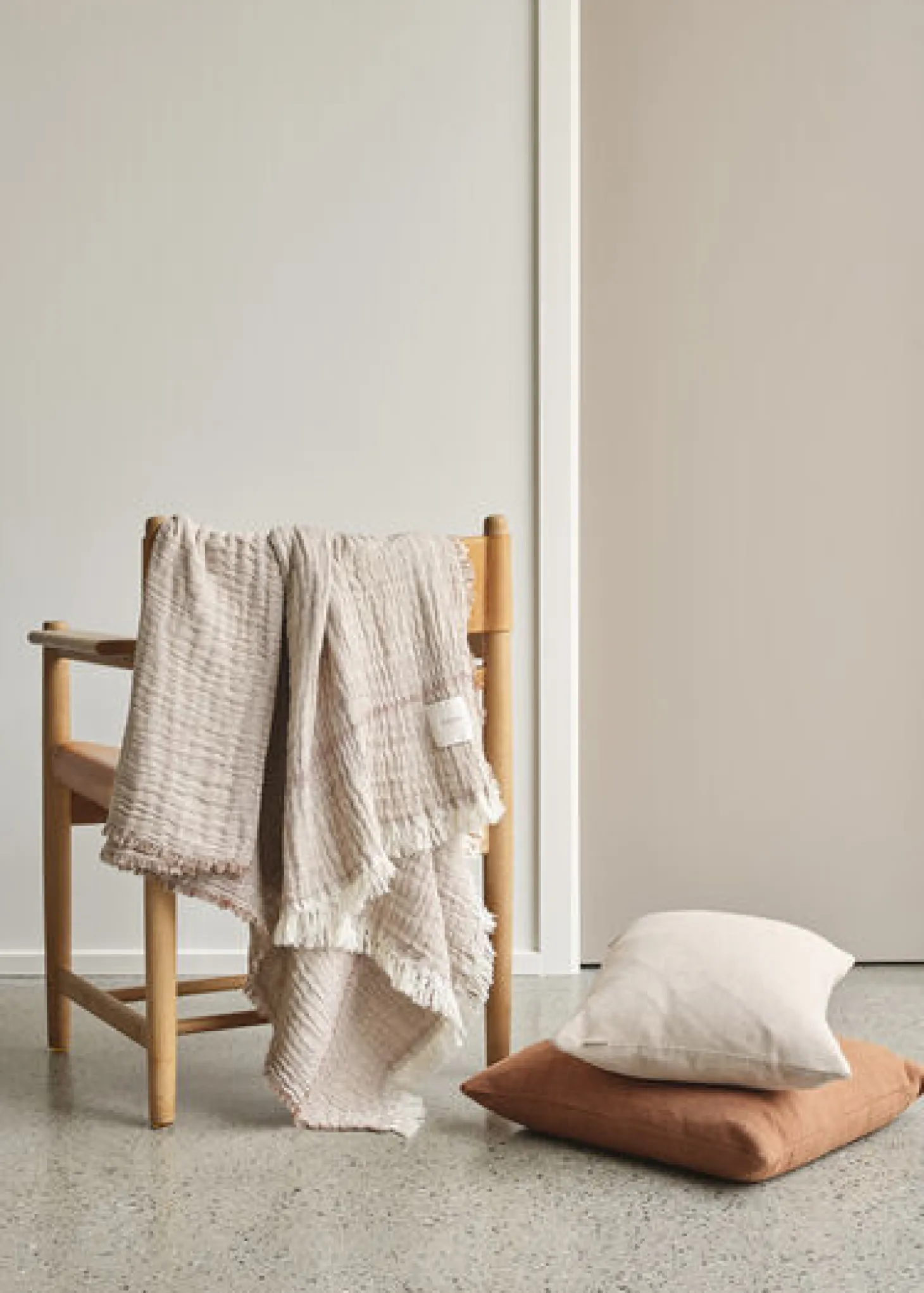Compliments - Plaid - Loire Throw 130x180 cm - Sand