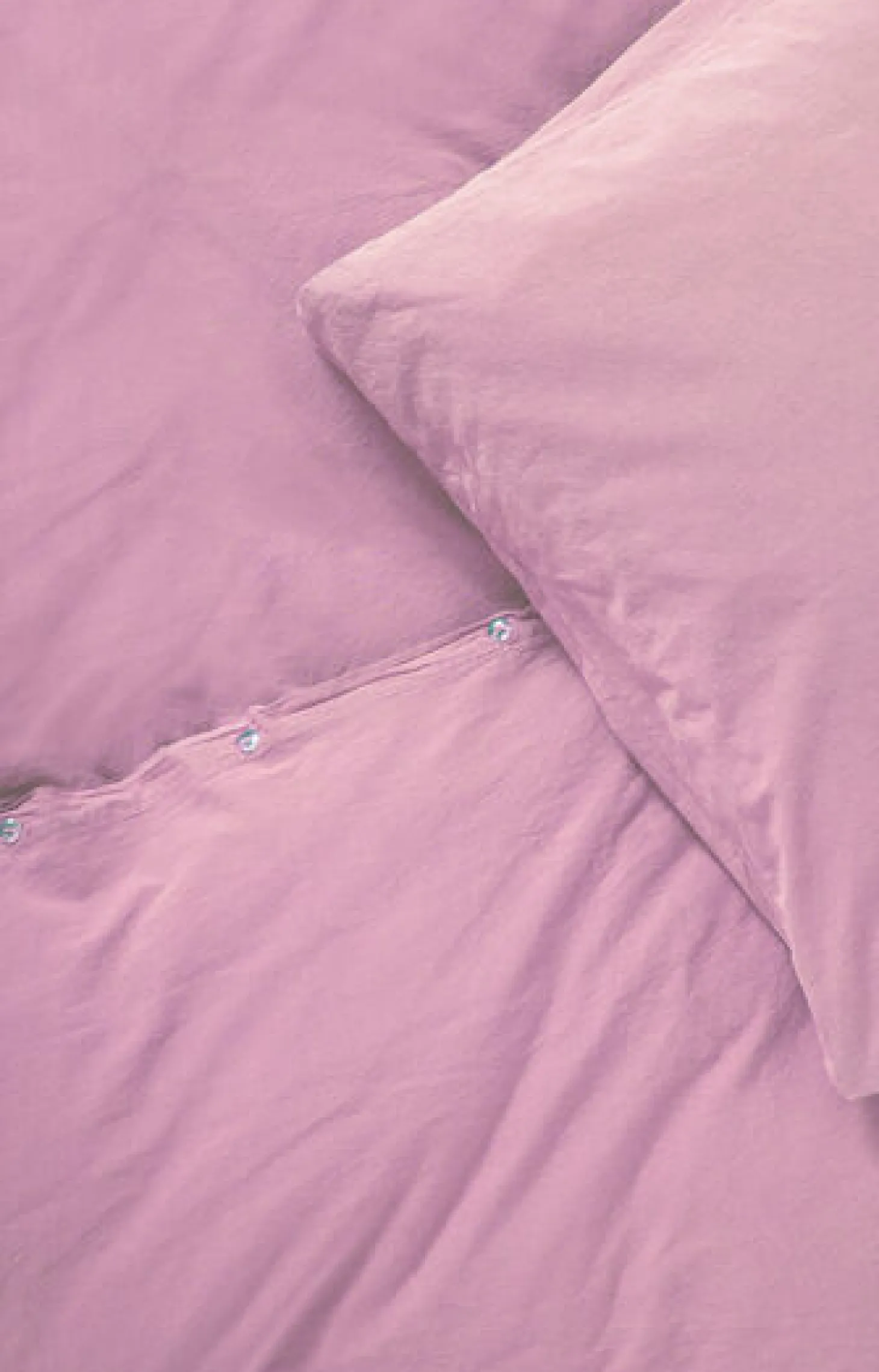 Compliments - Sengetøj - Stone Bed Linen 140x220/60x63 cm - Pink Sky