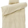 Compliments - Sengetøj - Stone Bed Linen 140x220/60x63 cm - Champagne