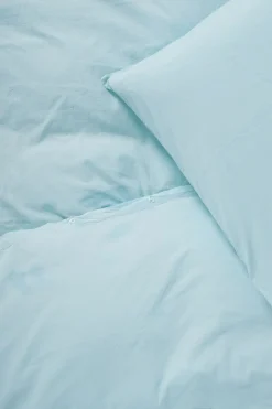 Compliments - Sengetøj - Stone Bed Linen 140x220/60x63 cm - Sky blue