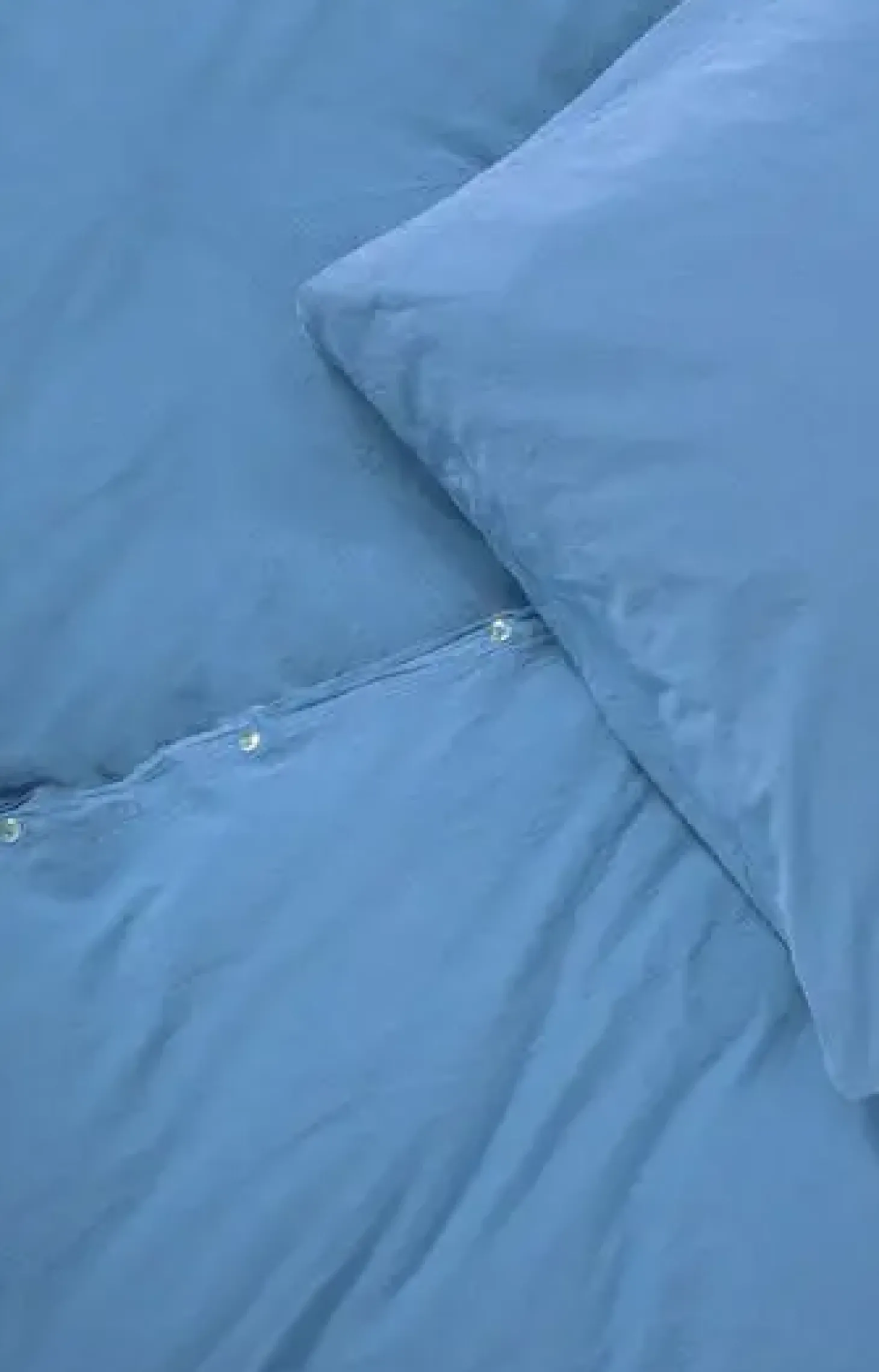 Compliments - Sengetøj - Stone Bed Linen 140x200/60x63 cm - Ocean blue