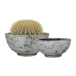 Cozy Living - Flower Pot Concrete - Sæt af 2 stk.
