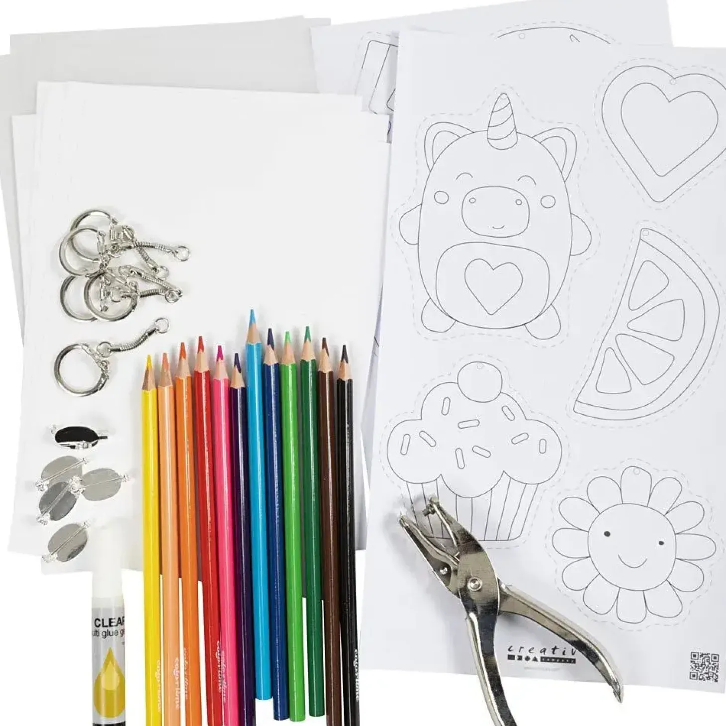 Creativ Company - DIY Mix Krympeplast, Accessories, 1 pk.