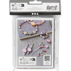 Creativ Company - DIY Mix Smykker, pastelfarver, Slikmix, 1 pk.