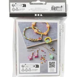 Creativ Company - DIY Mix Smykker, stærke farver, Frugtmix, 1 pk.
