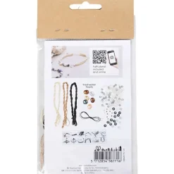 Creativ Company - Mini DIY Kit Smykker, Armbånd med knyttet lås, 1 pk.
