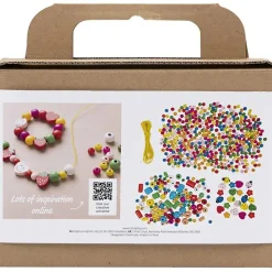 Creativ Company - Mini DIY Mix Perle Smykker, glade farver, 1 pk.