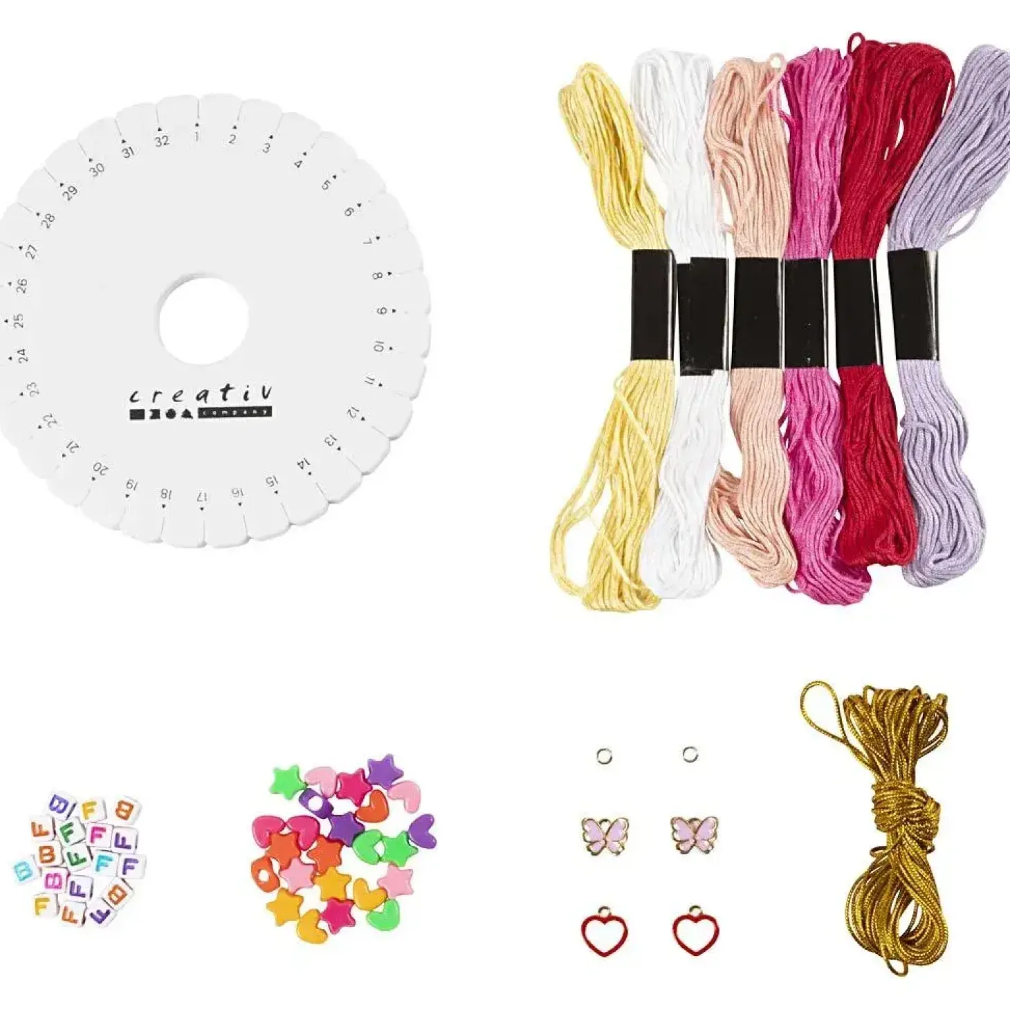 Creativ Company - Mini DIY Mix Smykker, Venskabssmykker, 1 pk.