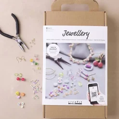 Creativ Company - Start DIY Kit Smykker Friske Farver, 1 pk.