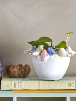 Creative Collection - Eanna Urtepotteskjuler, Grå, Stentøj