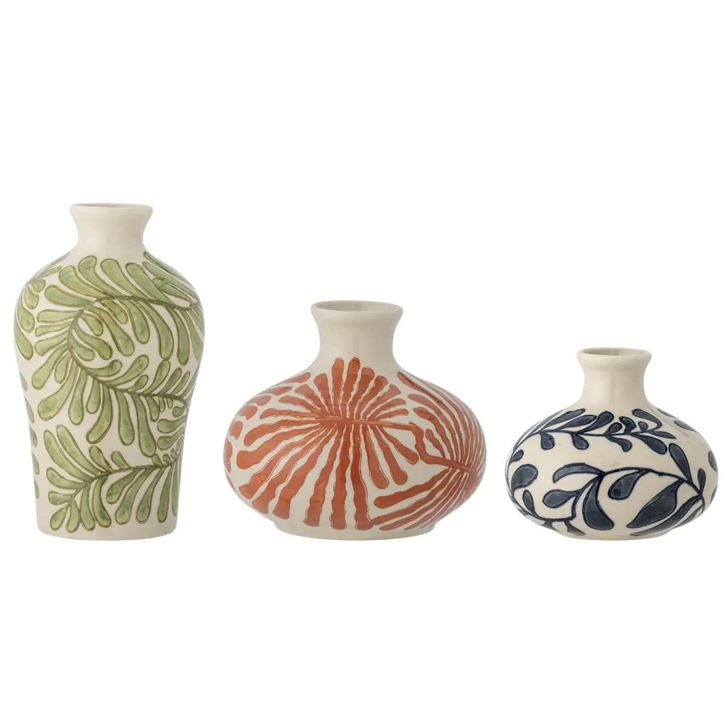 Creative Collection - Fauni Vase, Grøn, Stentøj