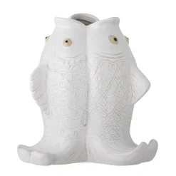 Creative Collection - Fili Vase, Hvid, Stentøj