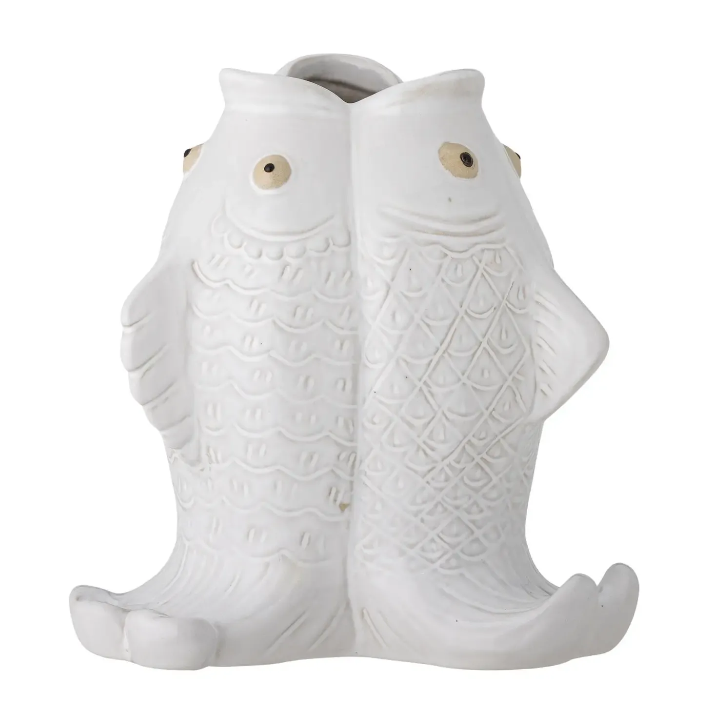 Creative Collection - Fili Vase, Hvid, Stentøj