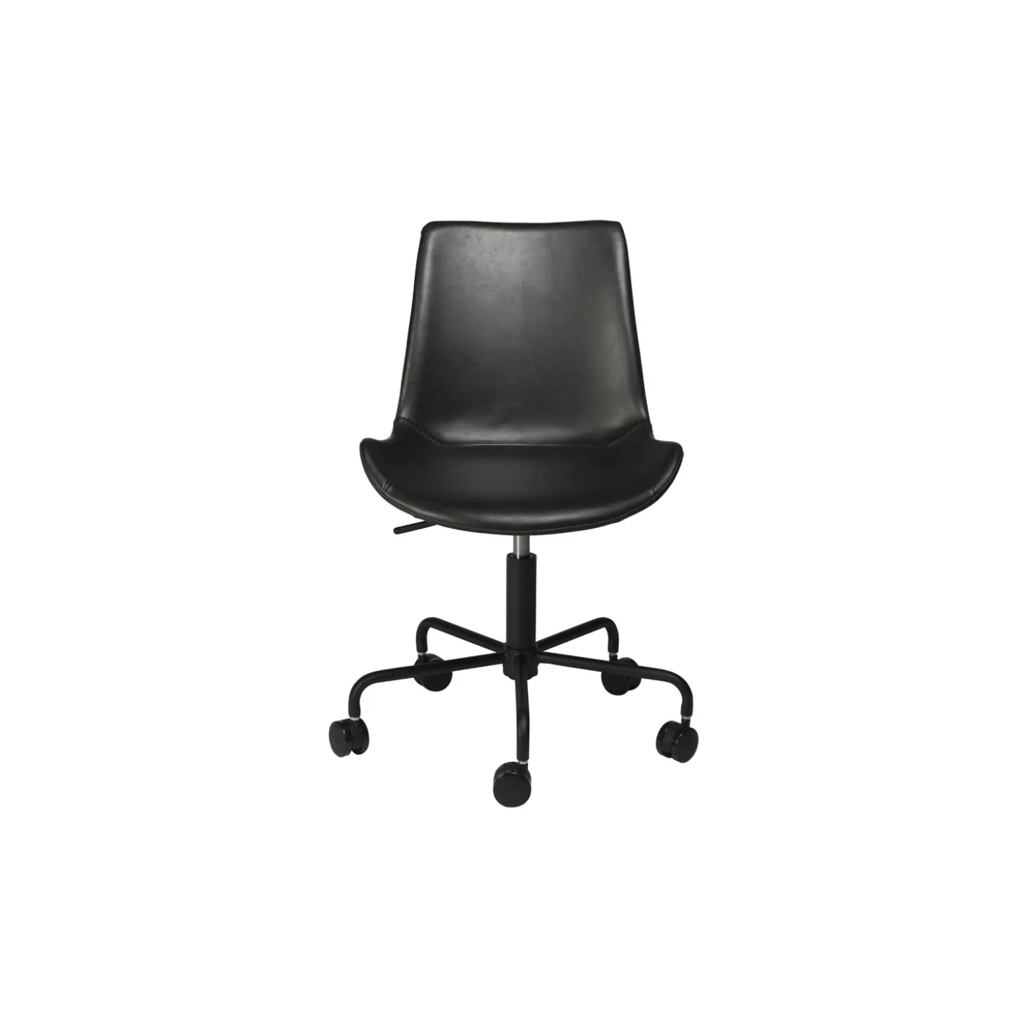DAN-FORM - HYPE Office Stol - Vintage sort kunstlæder