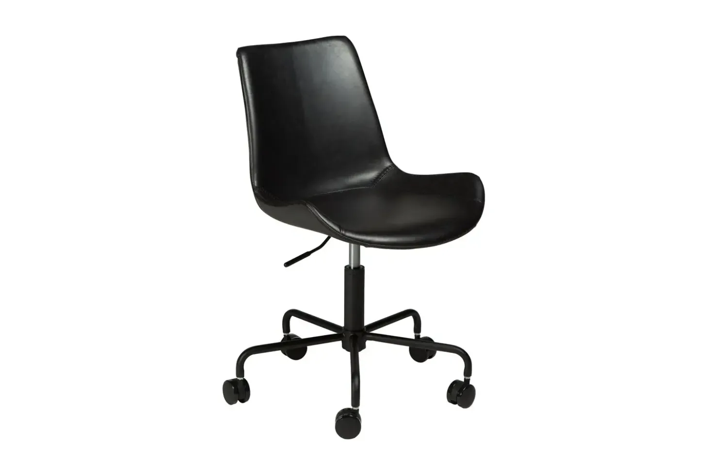 DAN-FORM - HYPE Office Stol - Vintage sort kunstlæder