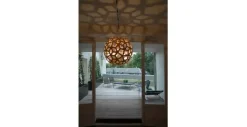 David Trubridge - Coral Pendel - black/black Ø 80 cm