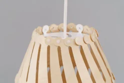 David Trubridge - Ebb Roll Lampe, natur