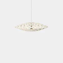 David Trubridge - Flax Pendel - White/White, 80 cm