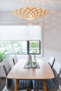 David Trubridge - Flax Pendel - White/White, 80 cm