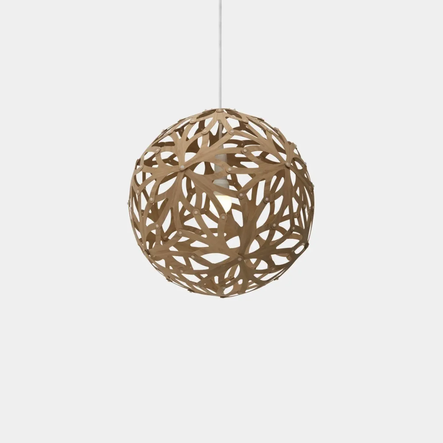David Trubridge - Floral Pendel - Caramel Ø 80 cm