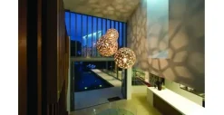 David Trubridge - Floral Pendel - pink Ø 80 cm