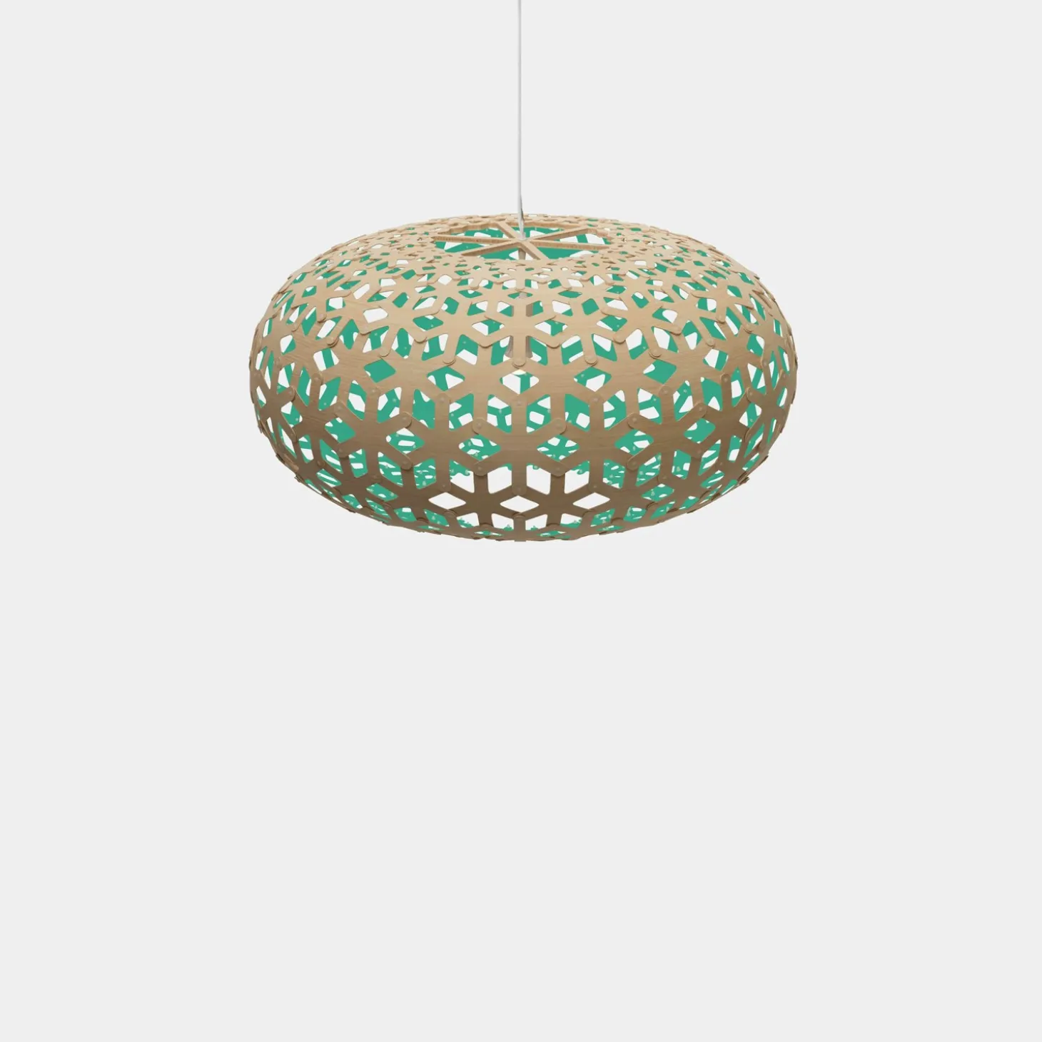 David Trubridge - Snowflake 80cm - Aqua