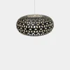 David Trubridge - Snowflake 80 cm - Black/Natur - sort/natur